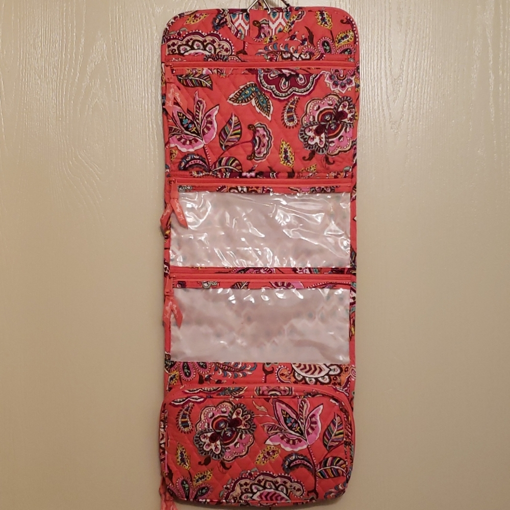 Vera Bradley Call Me Coral hanging organizer
